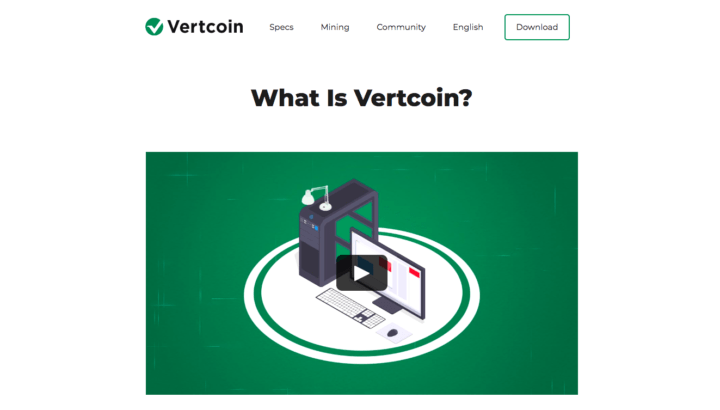 Vertcoin cryptocurrency